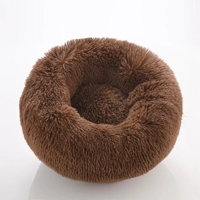 Luxurious Round Plush Pet Bed