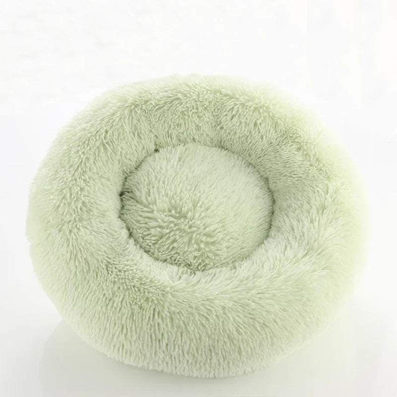 Luxurious Round Plush Pet Bed