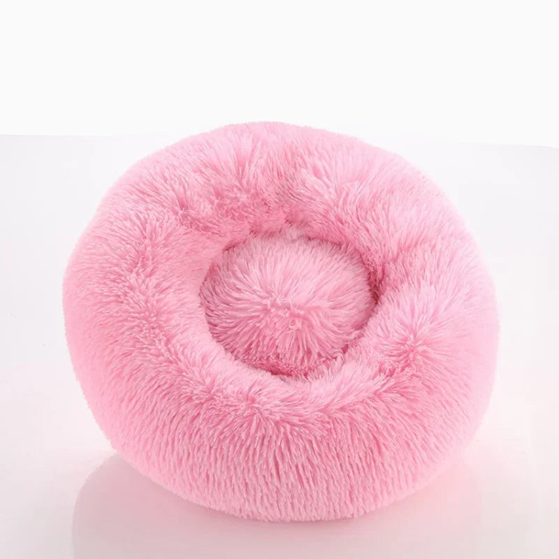 Luxurious Round Plush Pet Bed