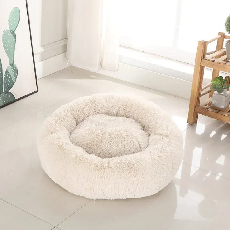 Luxurious Round Plush Pet Bed