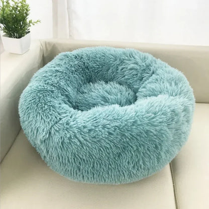 Luxurious Round Plush Pet Bed