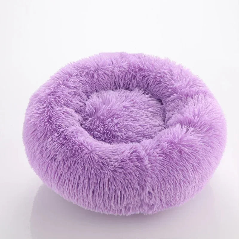 Luxurious Round Plush Pet Bed