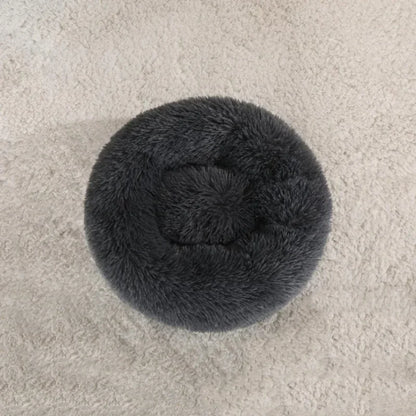 Luxurious Round Plush Pet Bed