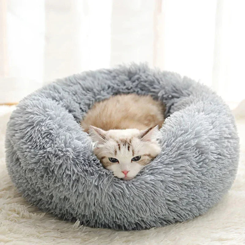 Luxurious Round Plush Pet Bed