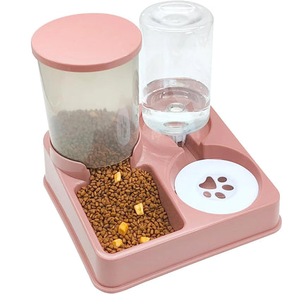 Tilted 2-in-1 Pet Feeder & Waterer