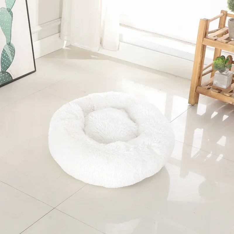 Luxurious Round Plush Pet Bed