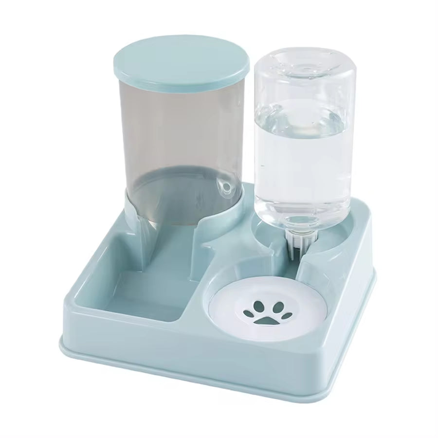 Tilted 2-in-1 Pet Feeder & Waterer